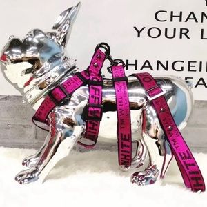 Rose Off-White Harness & Leash